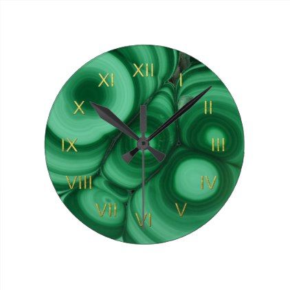 horloge malachite